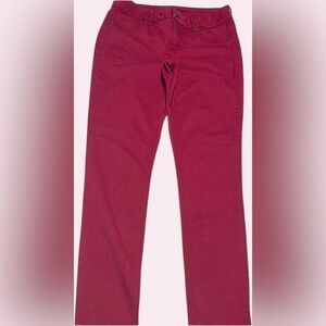 Maurices Red Skinny Jeans Vibrant Style